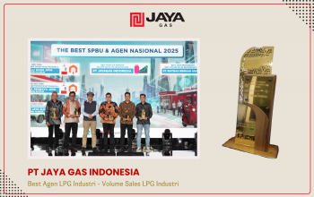 Penghargaan PT Jayagas Indonesia sebagai Best Agen LPG Industri