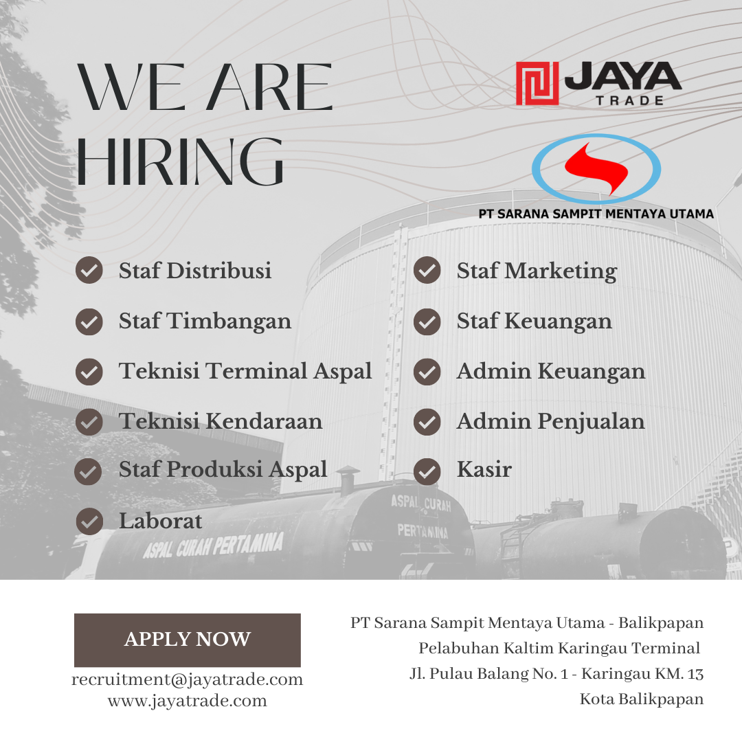 Karir | PT Jaya Trade Indonesia